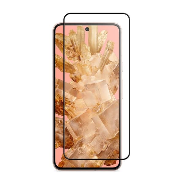 Skärmskydd Google Pixel 8 - Härdat Glas Svart Black