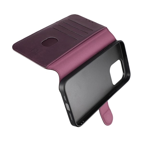 iPhone 15 Pro Max Plånboksfodral med Magsafe Rvelon - Lila Lila