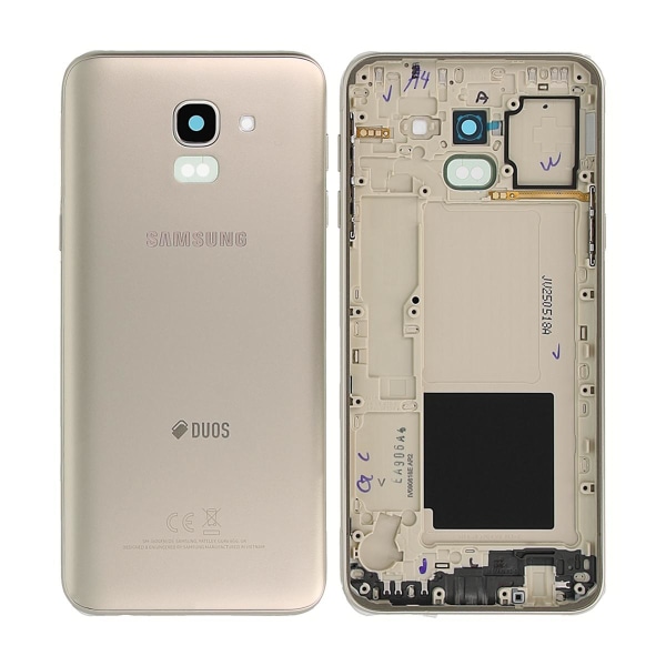 Samsung Galaxy J6 2018 (SM-J600F) Baksida Original - Guld Gold