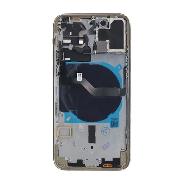 iPhone 12 Pro Baksida med Komplett Ram OEM - Guld Guld