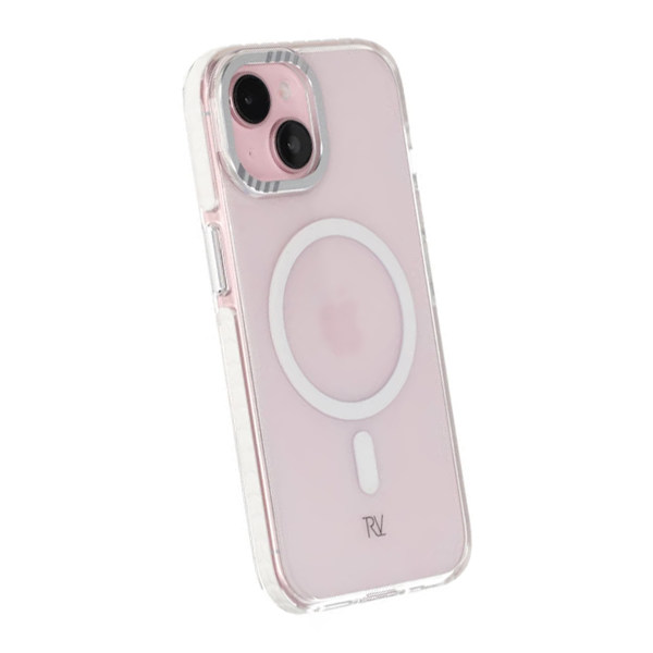 iPhone 15 Rvelon Mobilskal Magnet Förstärkt - Vit White