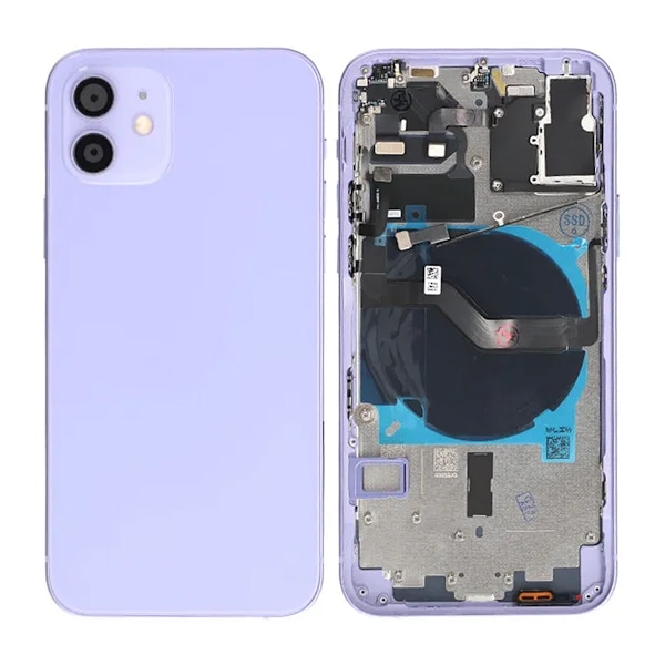 iPhone 13 Baksida med Komplett Ram OEM - Lila Lila