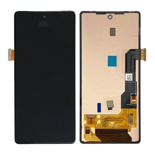 Google Pixel 7a Skärm med LCD Display Original - Svart Svart