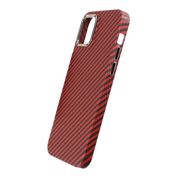 Kolfiber Skal iPhone 13 Pro Max - Röd Röd