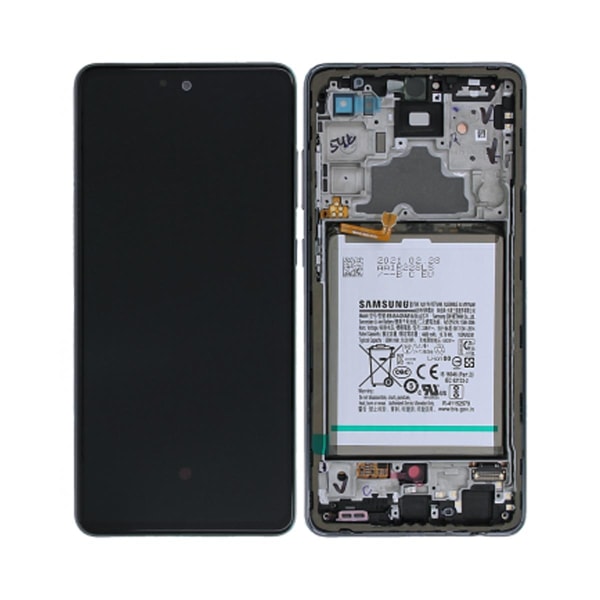 Samsung Galaxy A72 4G/5G (SM-A725F) Skärm/Display + Batteri Orig Black