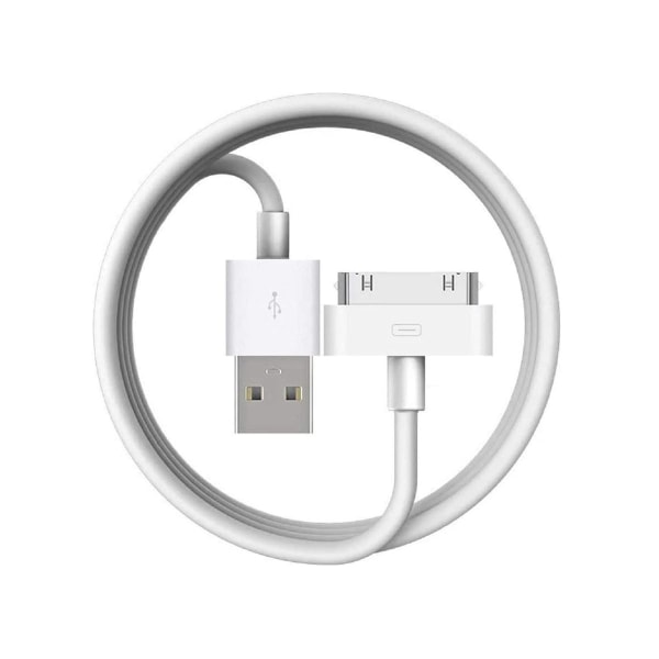 Laddare iPhone & iPad USB 30-pin MFI