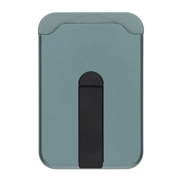 Utfällbar korthållare med MagSafe och stativ - Grön vihreä
