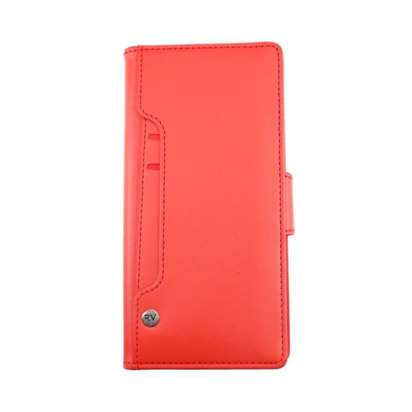 Samsung S22 Ultra Plånboksfodral med Extra Kortfack Rvelon - Röd Red
