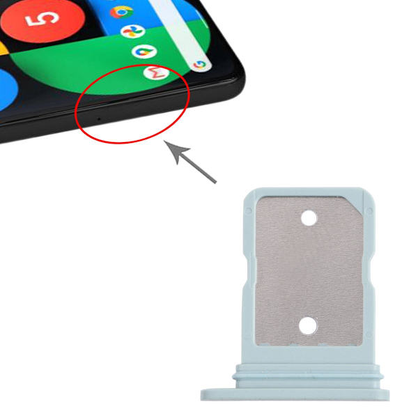 Google Pixel 5 Simkortshållare - Grön Grön
