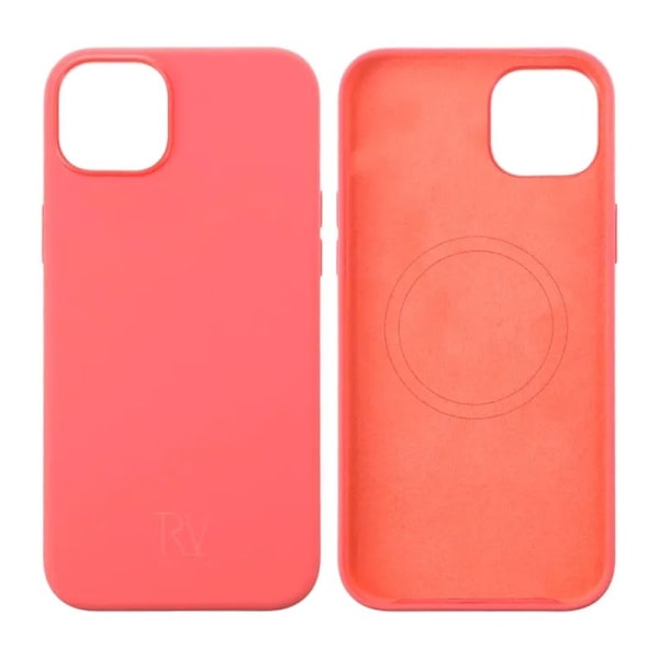 iPhone 15 Plus Silikonskal Rvelon MagSafe - Röd Röd