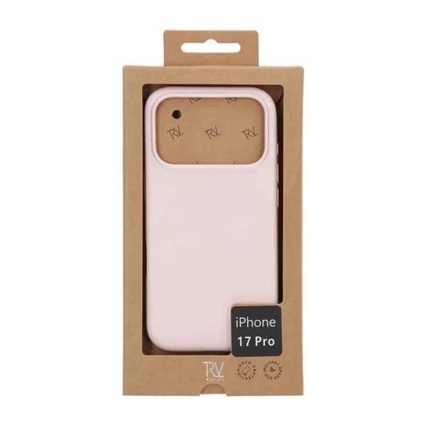 Rvelon Mobilskal Silikon MagSafe för iPhone 17 Pro - Ljusrosa rosa