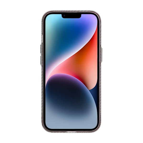 iPhone 13/14 Mobilskal Carbonmönstrad - Grå grå