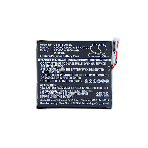 Nintendo Switch Batteri HAC-003 Svart