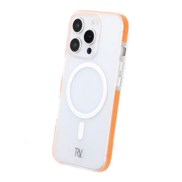 iPhone 16 Pro Mobilskal Korrugerad Magsafe Rvelon - Orange Orange