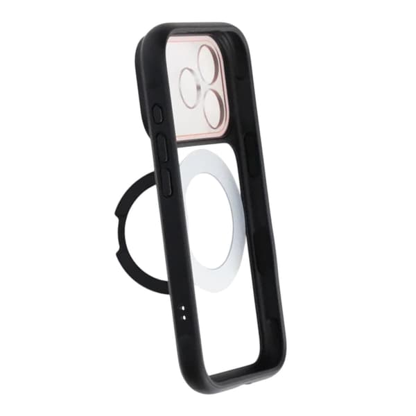 Kuori pyörivällä MagSafe-jalustalla iPhone 17 Pro Maxille - Musta musta