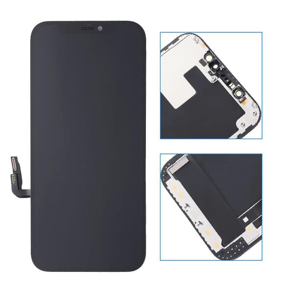 iPhone 12/12 Pro Skärm med LCD In-Cell RJ Black
