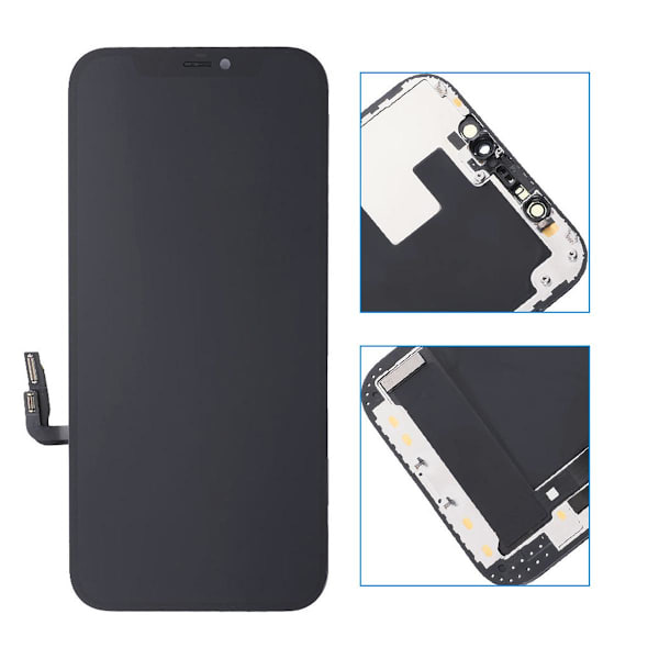 iPhone 12 Pro Max Skärm med LCD In-Cell RJ Black