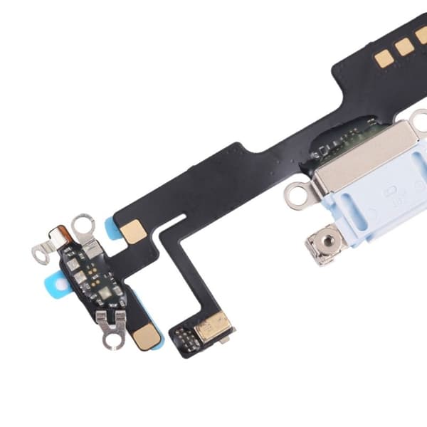 iPhone 14 Laddkontakt med Flexkabel Original - Blå Blue