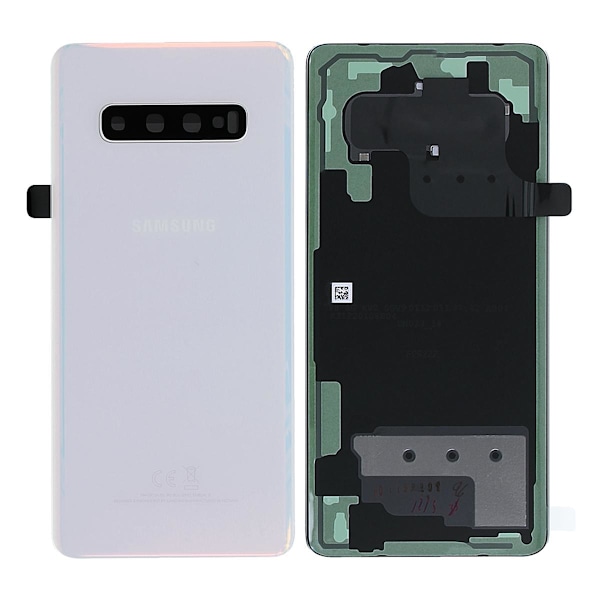 Samsung Galaxy S10 Plus (SM-G975F) Baksida Original - Vit Vit