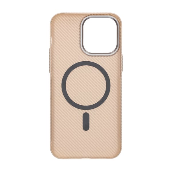 iPhone 14 Pro Max Mobilskal Carbonmönstrad - Guld Gold