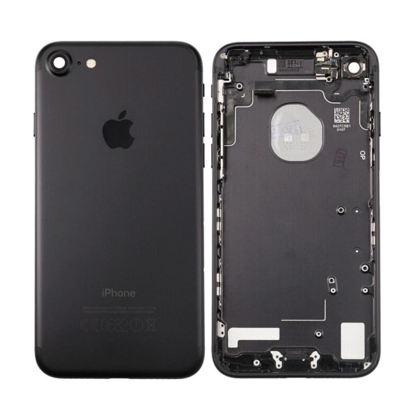 iPhone 7 Baksida/Ram - Svart Black