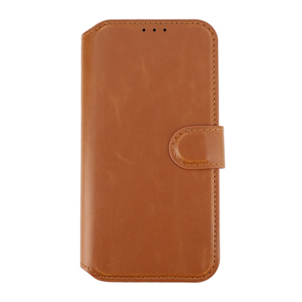 iPhone 15 Plus Plånboksfodral med Magsafe Rvelon - Brun Brown