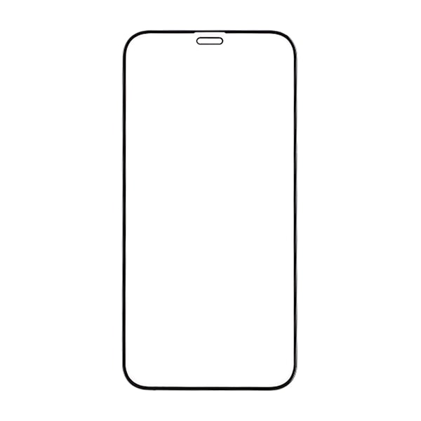 Skärmskydd iPhone 12 Mini - 3D Härdat Glas Svart Svart