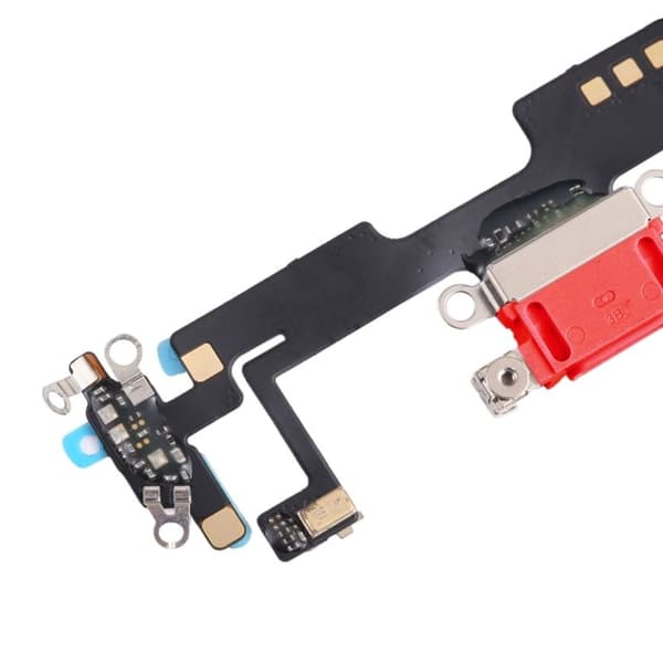 iPhone 14 Laddkontakt med Flexkabel Original - Röd Röd
