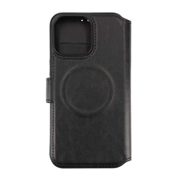 iPhone 15 Pro Max Plånboksfodral med Magsafe Rvelon - Svart Black
