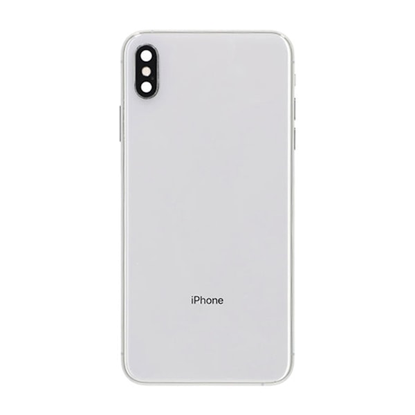 iPhone XS Max Baksida med Komplett Ram - Vit White