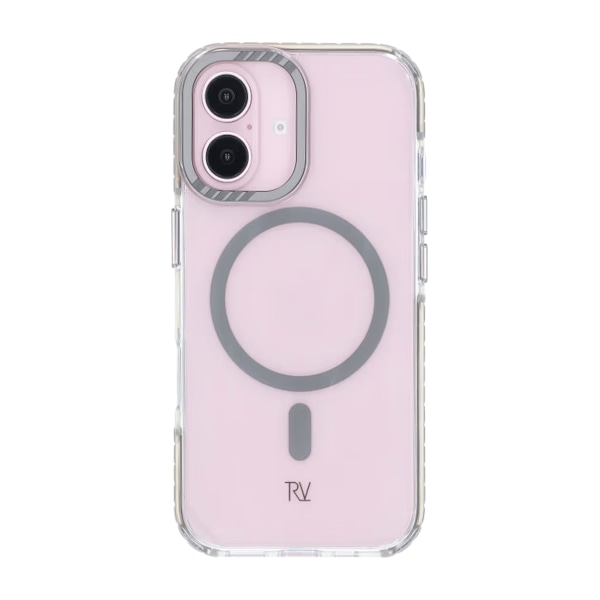 iPhone 16 Rvelon Mobilskal Magnet Förstärkt - Grå grå