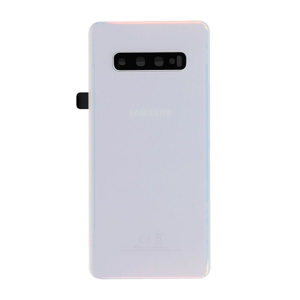 Samsung Galaxy S10 Plus (SM-G975F) Baksida Original - Vit Varm vit