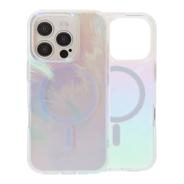 TPU cover med Magsafe til iPhone 16 Pro Max - Iriserende