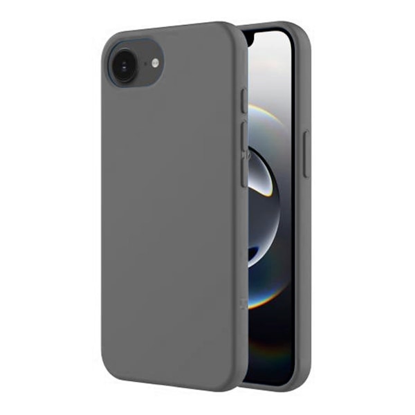 iPhone 16e Mobilskal Silikon - Grå Grey