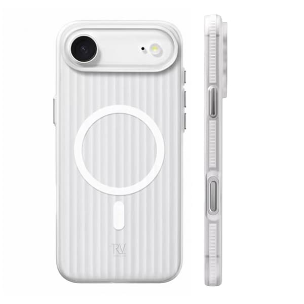 Rvelon Mobilskal Korrugerad Magsafe för iPhone Air - Vit White