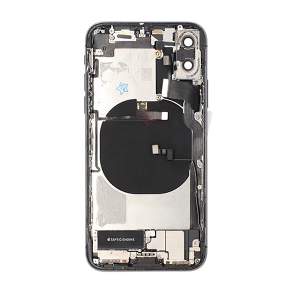 iPhone X Baksida med Komplett Ram - Svart Svart