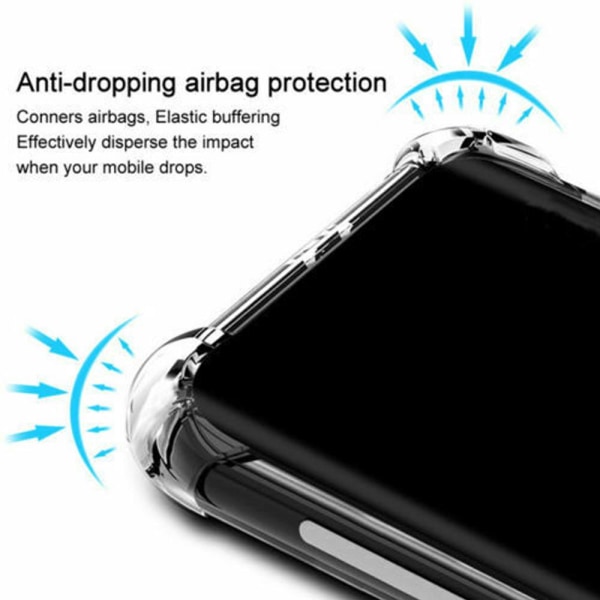 Stöttåligt Mobilskal Samsung Galaxy A40 - Transparent Transparent