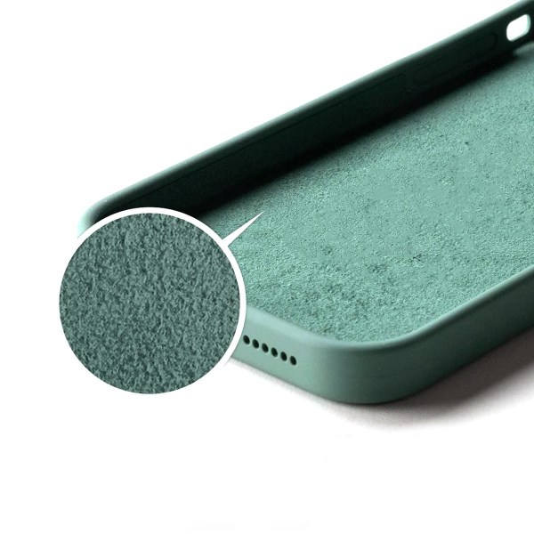 iPhone 14 Pro Silikonskal - Mörkgrön Dark green