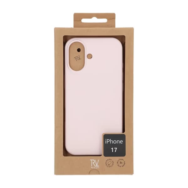 Rvelon Mobilskal Silikon MagSafe för iPhone 17 - Ljusrosa rosa