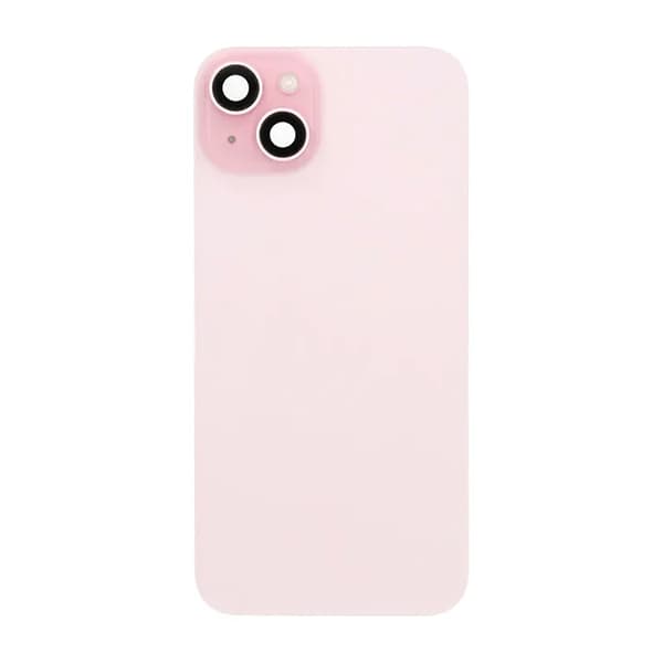 iPhone 15 Plus Baksida Glas Komplett OEM - Rosa Rosa