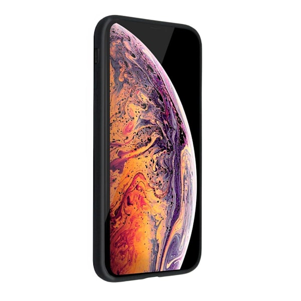 iPhone XS Max Plånboksfodral Magnet Rvelon - Svart Black