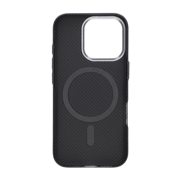 iPhone 16 Pro Mobilskal Carbonmönstrad - Svart Black