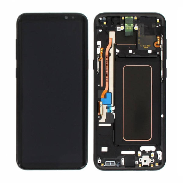 Samsung Galaxy S8 Plus (SM-G955F) Skärm med LCD Display Original - Svart Black