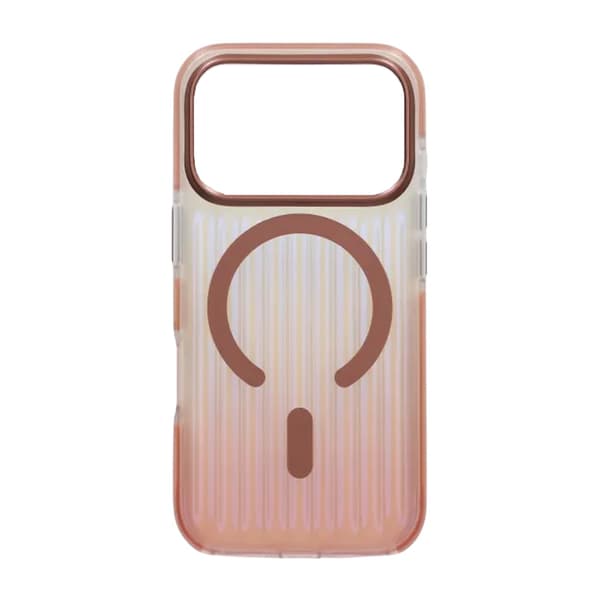 Mobilskal Korrugerad MagSafe för iPhone 17 Pro - Roséguld Gold