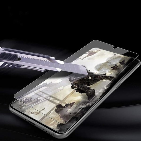 Skärmskydd Samsung S21 Plus - Härdat Glas 0.23mm (miljö)