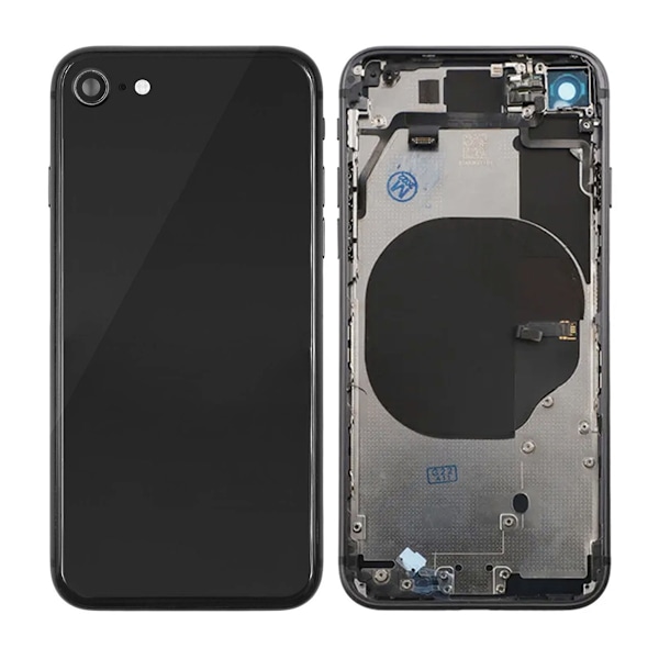 iPhone 8 Back Cover Complete OEM Grey With Small Parts grå