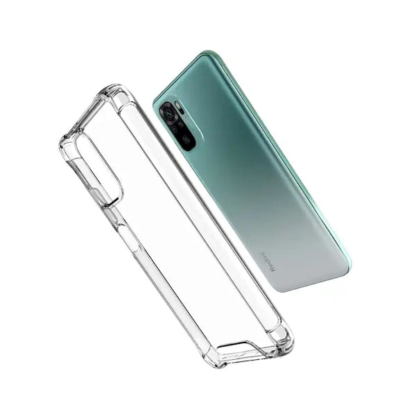 Xiaomi Redmi Note 11 Stöttåligt TPU Mobilskal - Transparent Transparent