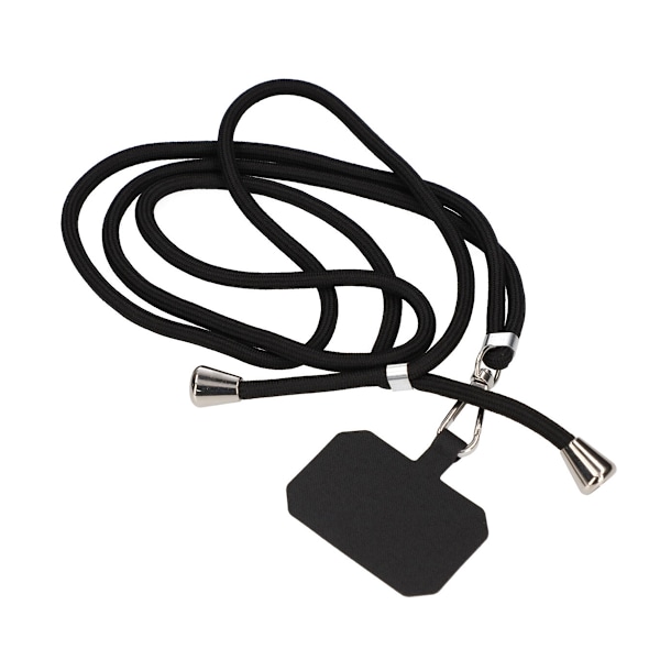 Mobilband Halsband Justerbart Universal - Svart Svart