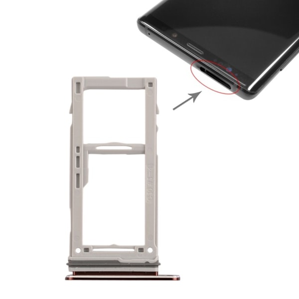 Samsung Note 9 (SM-N960F) SIM-korthållare - Guld