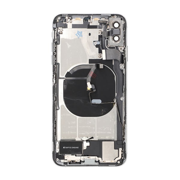iPhone XS Max Baksida med Komplett Ram - Vit White